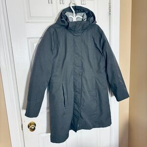 Gotcha Glacier 3-in-1 Winter Parka Jacket Women’s XL Dark Grey Quilted Liner